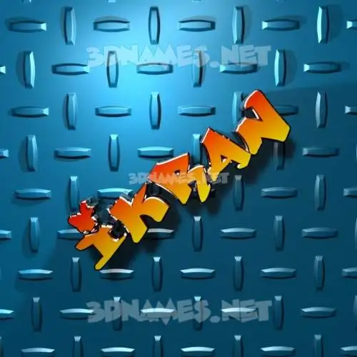 ikran in Grid Style style - 3D name wallpaper