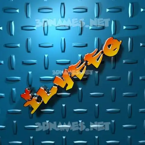 ilyeeq in Grid Style style - 3D name wallpaper