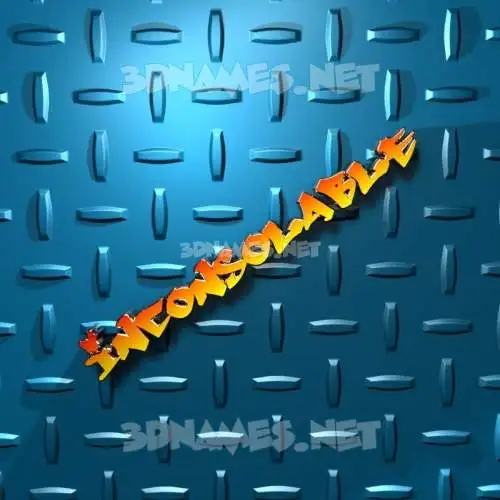 inconsolable in Grid Style style - 3D name wallpaper