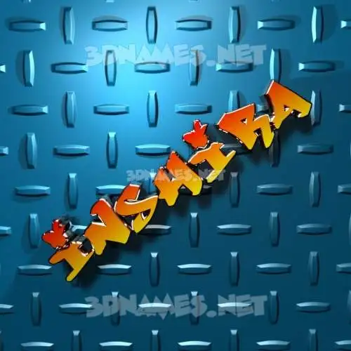 inshira in Grid Style style - 3D name wallpaper inshira in Grid Style style - 3D name wallpaper