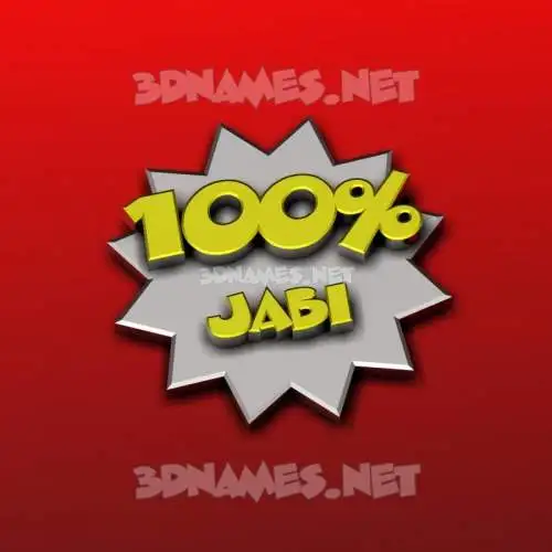 jabi in Grid Style style - 3D name wallpaper jabi in Grid Style style - 3D name wallpaper