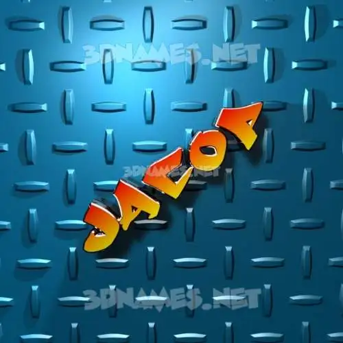 jacop in Grid Style style - 3D name wallpaper