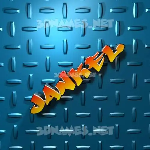 jankel in Grid Style style - 3D name wallpaper jankel in Grid Style style - 3D name wallpaper