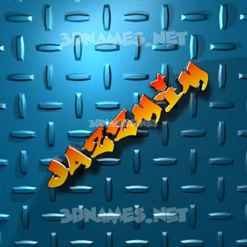 jazzmim in Grid Style style - 3D name wallpaper