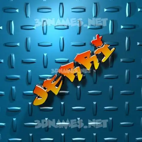 jerri in Grid Style style - 3D name wallpaper