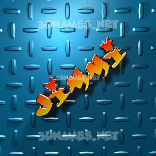 jimmi in Grid Style style - 3D name wallpaper
