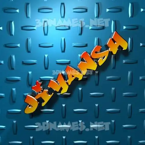 jiyansh in Grid Style style - 3D name wallpaper