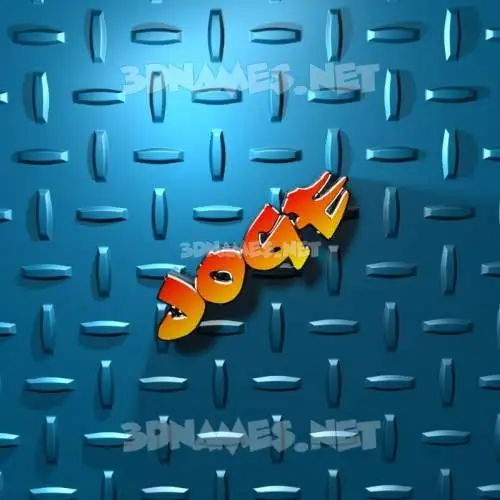 joge in Grid Style style - 3D name wallpaper