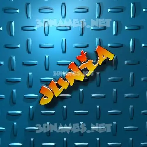 junia in Grid Style style - 3D name wallpaper