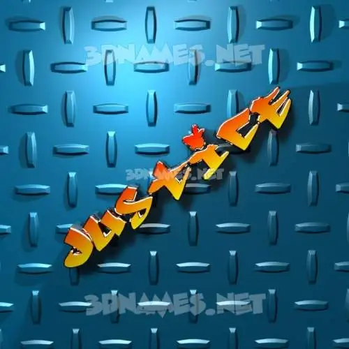 justice in Grid Style style - 3D name wallpaper justice in Grid Style style - 3D name wallpaper