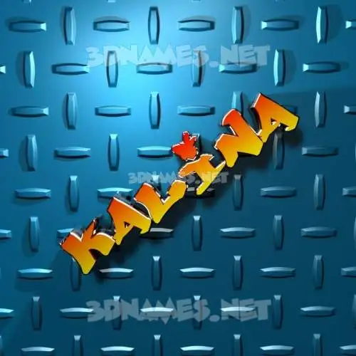 kalina in Grid Style style - 3D name wallpaper kalina in Grid Style style - 3D name wallpaper
