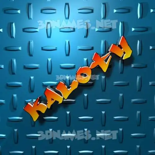 kaloty in Grid Style style - 3D name wallpaper kaloty in Grid Style style - 3D name wallpaper