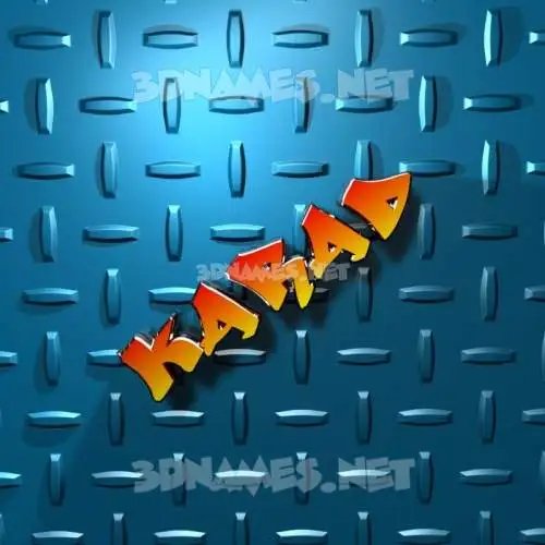 karad in Grid Style style - 3D name wallpaper karad in Grid Style style - 3D name wallpaper