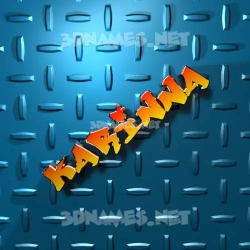 karinna in Grid Style style - 3D name wallpaper