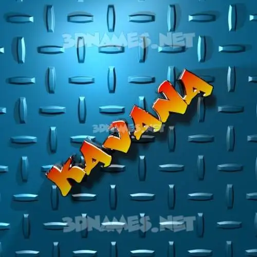 kavana in Grid Style style - 3D name wallpaper kavana in Grid Style style - 3D name wallpaper