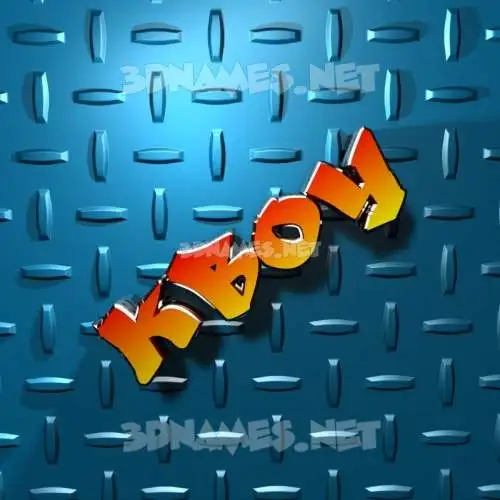 kboy in Grid Style style - 3D name wallpaper kboy in Grid Style style - 3D name wallpaper