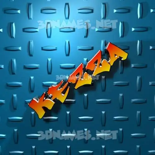 kezza in Grid Style style - 3D name wallpaper kezza in Grid Style style - 3D name wallpaper