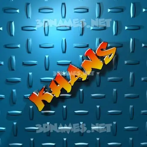 khans in Grid Style style - 3D name wallpaper khans in Grid Style style - 3D name wallpaper