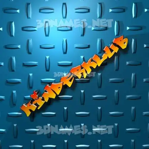 kinderklub in Grid Style style - 3D name wallpaper kinderklub in Grid Style style - 3D name wallpaper