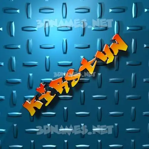 kirstyn in Grid Style style - 3D name wallpaper