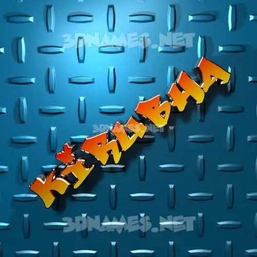 kirubha in Grid Style style - 3D name wallpaper