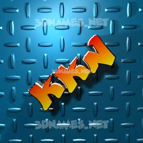 kkn in Grid Style style - 3D name wallpaper kkn in Grid Style style - 3D name wallpaper