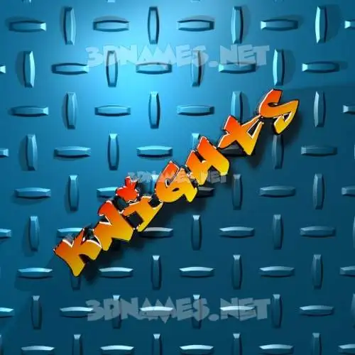 knights in Grid Style style - 3D name wallpaper knights in Grid Style style - 3D name wallpaper