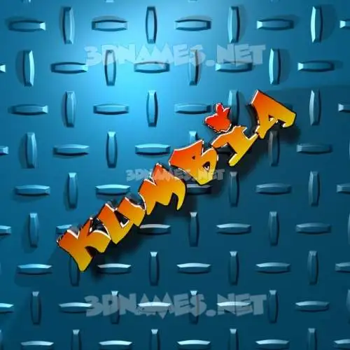 kumbia in Grid Style style - 3D name wallpaper kumbia in Grid Style style - 3D name wallpaper