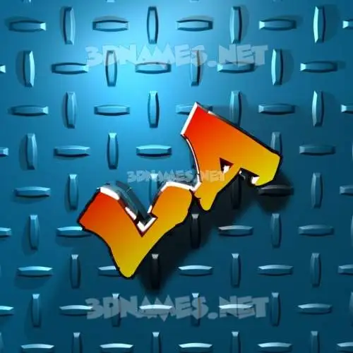 la in Grid Style style - 3D name wallpaper la in Grid Style style - 3D name wallpaper