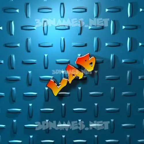 lab in Grid Style style - 3D name wallpaper