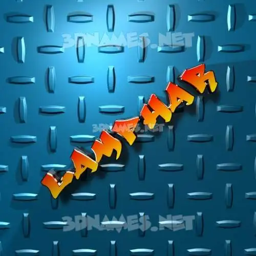 lamphar in Grid Style style - 3D name wallpaper lamphar in Grid Style style - 3D name wallpaper