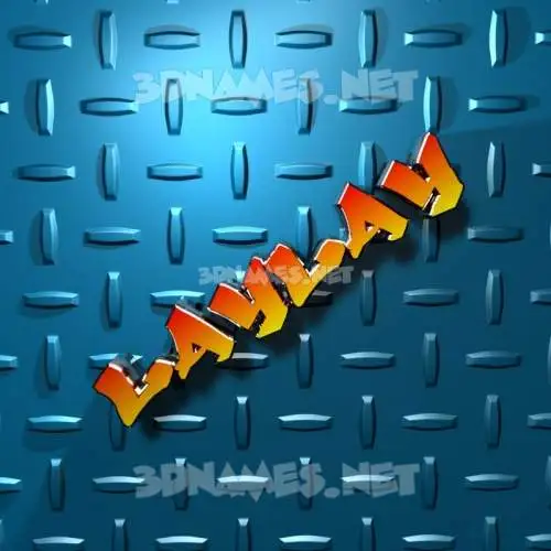 laylay in Grid Style style - 3D name wallpaper