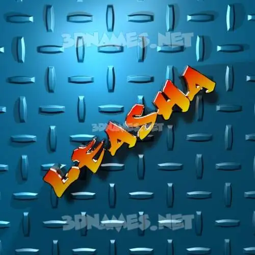 leasha in Grid Style style - 3D name wallpaper