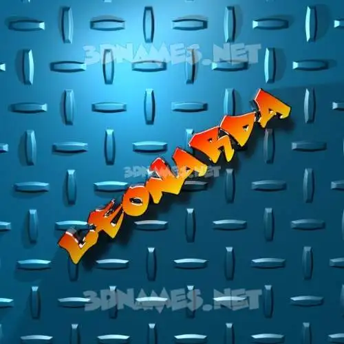 leonarda in Grid Style style - 3D name wallpaper leonarda in Grid Style style - 3D name wallpaper