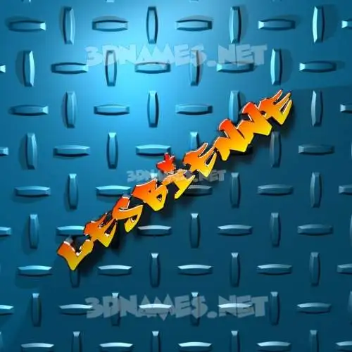 lesbienne in Grid Style style - 3D name wallpaper