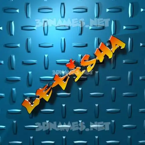 letisha in Grid Style style - 3D name wallpaper