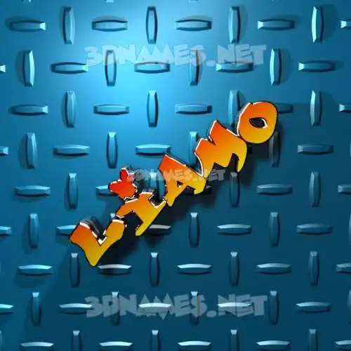 liamo in Grid Style style - 3D name wallpaper