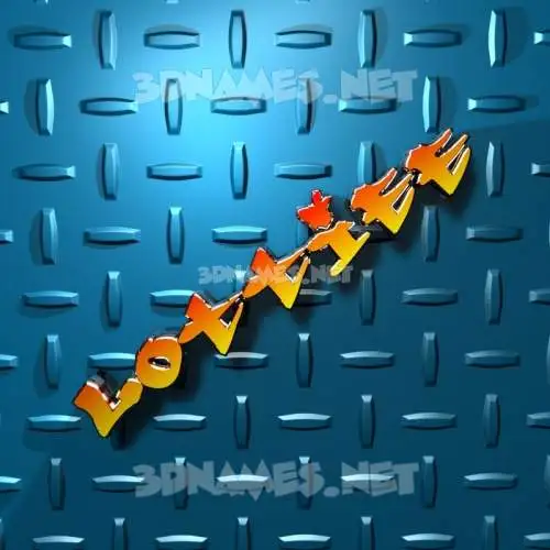 lottiee in Grid Style style - 3D name wallpaper