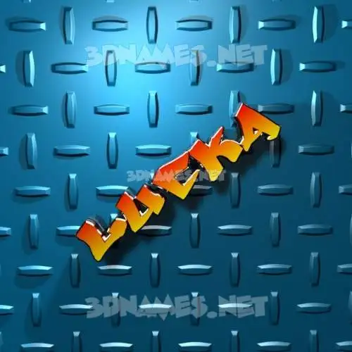 lucka in Grid Style style - 3D name wallpaper lucka in Grid Style style - 3D name wallpaper