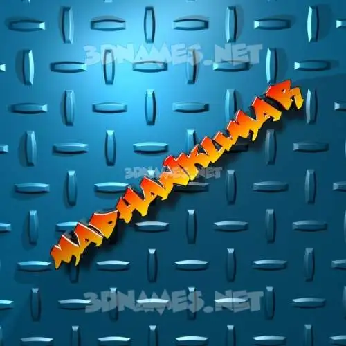 madhankumar in Grid Style style - 3D name wallpaper