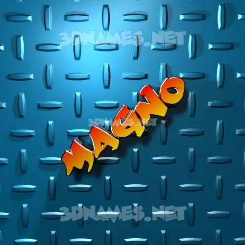magno in Grid Style style - 3D name wallpaper magno in Grid Style style - 3D name wallpaper