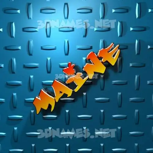 maine in Grid Style style - 3D name wallpaper maine in Grid Style style - 3D name wallpaper