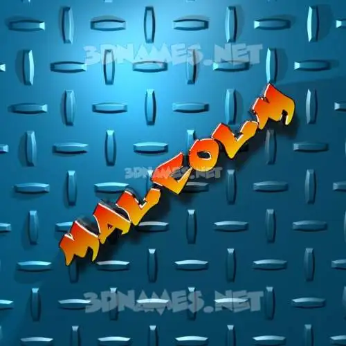 malcolm in Grid Style style - 3D name wallpaper malcolm in Grid Style style - 3D name wallpaper
