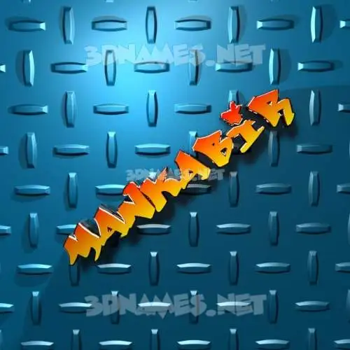 mankabir in Grid Style style - 3D name wallpaper