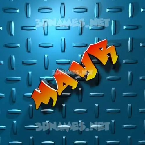 mayr in Grid Style style - 3D name wallpaper