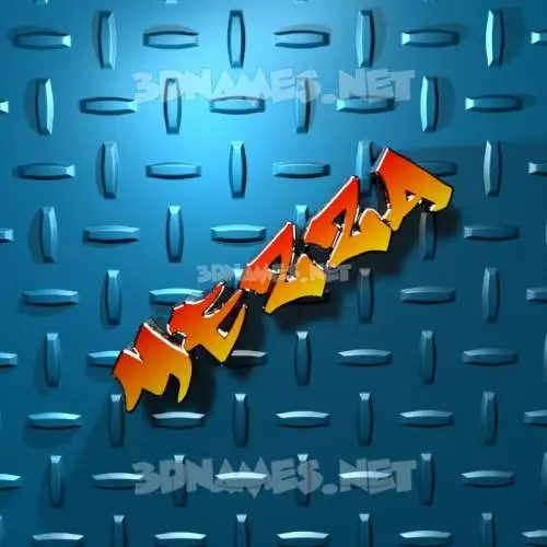 mezza in Grid Style style - 3D name wallpaper mezza in Grid Style style - 3D name wallpaper