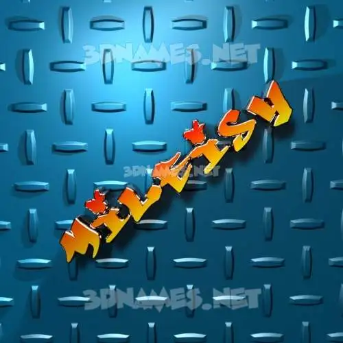 mileisy in Grid Style style - 3D name wallpaper
