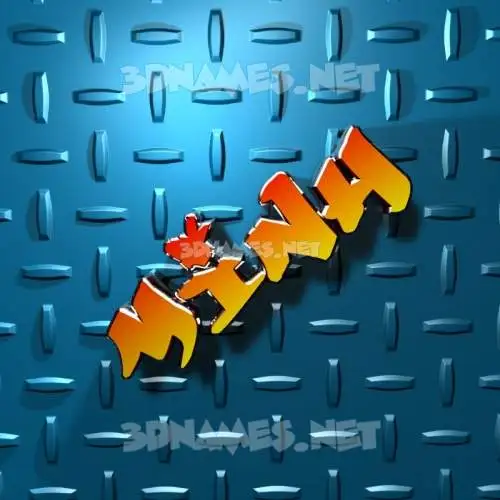 minh in Grid Style style - 3D name wallpaper