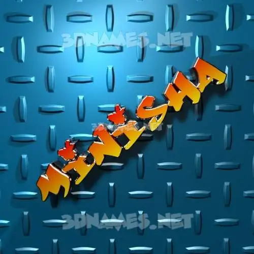 minisha in Grid Style style - 3D name wallpaper minisha in Grid Style style - 3D name wallpaper