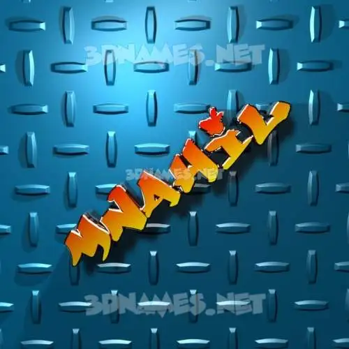 mnahil in Grid Style style - 3D name wallpaper mnahil in Grid Style style - 3D name wallpaper
